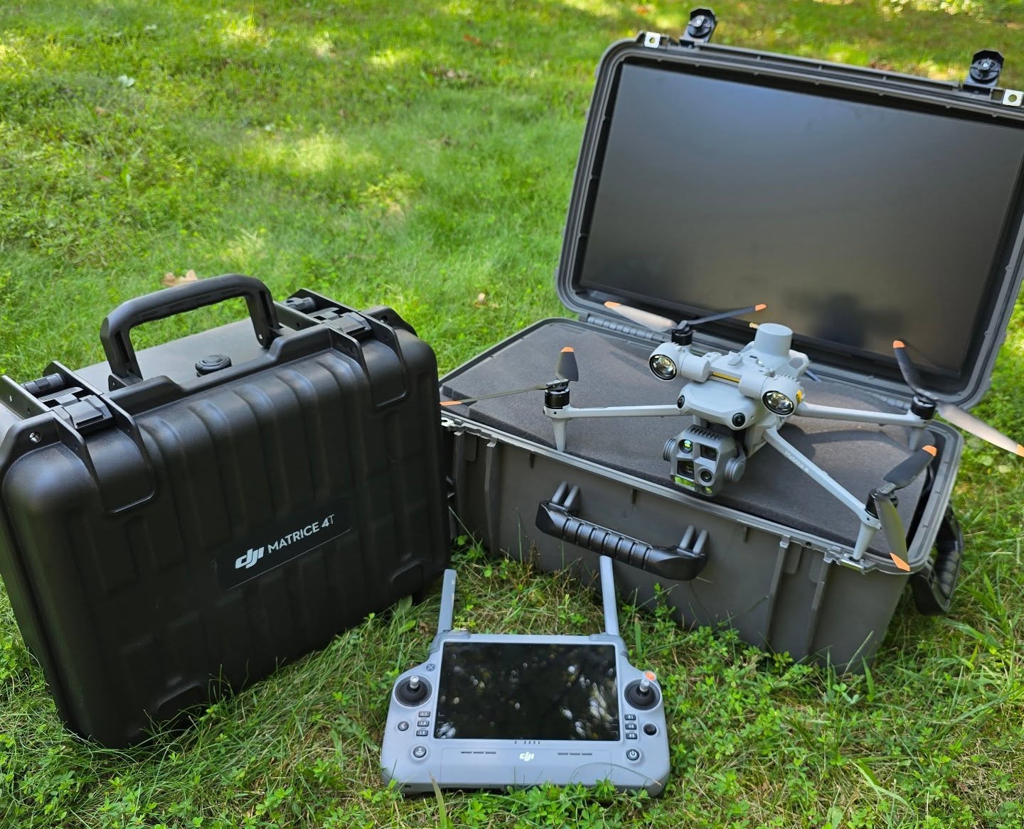 DJI Matrice 4T thermal drone and controller